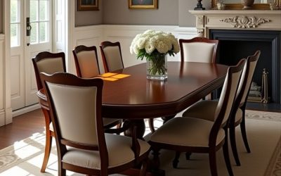 Set Meja Makan Elegan Kayu Jati