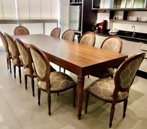 Set Meja Makan Kayu Jati