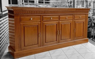 Bufet Tv Minimalis Modern Kayu Jati