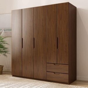 Lemari Pakaian Modern Kayu Jati Minimalis