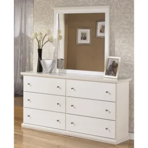 Meja Rias Minimalis 6 Laci Modern Cat Duco Putih